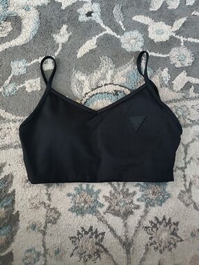 Woman's Guess Black Sports Bra